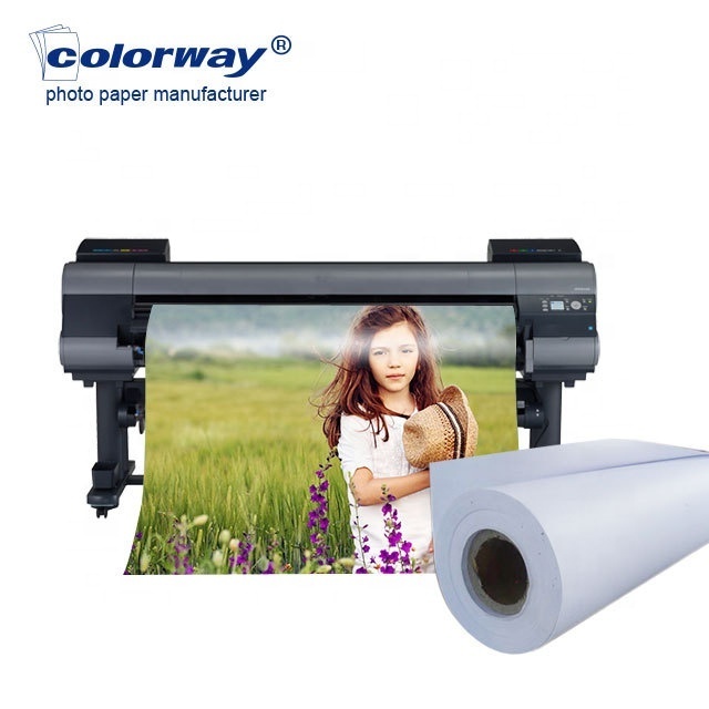 factory price eco solvent 230gsm Glossy Photo Paper Roll Photo Injket Paper Solvent Photo paper