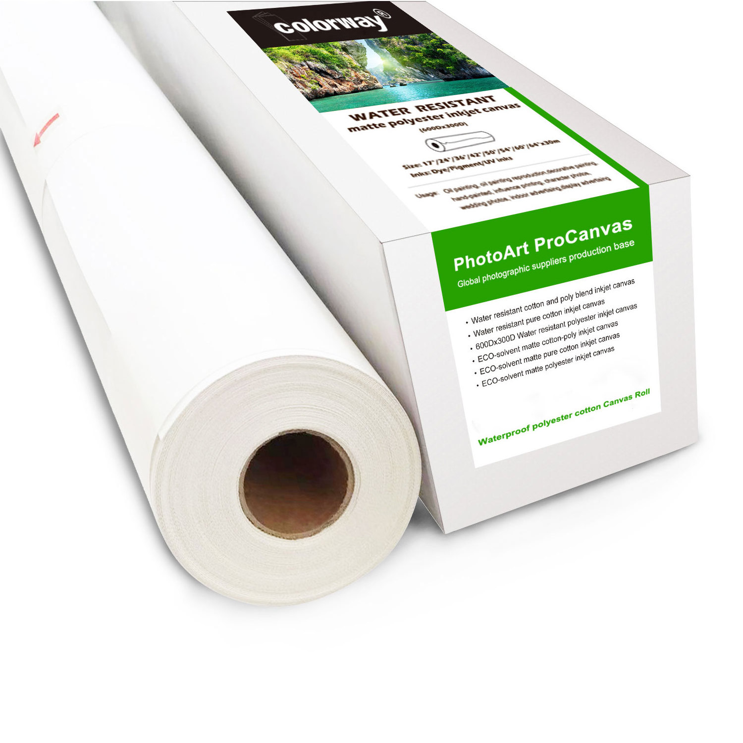 colorway 360gsm Fine Art Paper Inkjet Cotton Inkjet Canvas Roll for digital Printing