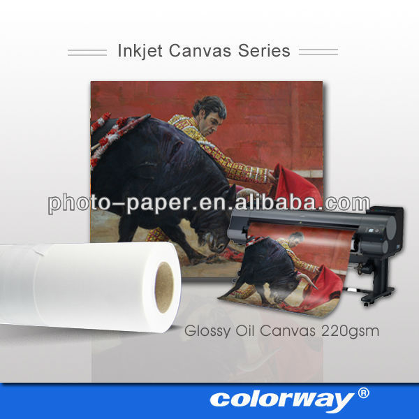 colorway 360gsm Fine Art Paper Inkjet Cotton Inkjet Canvas Roll for digital Printing