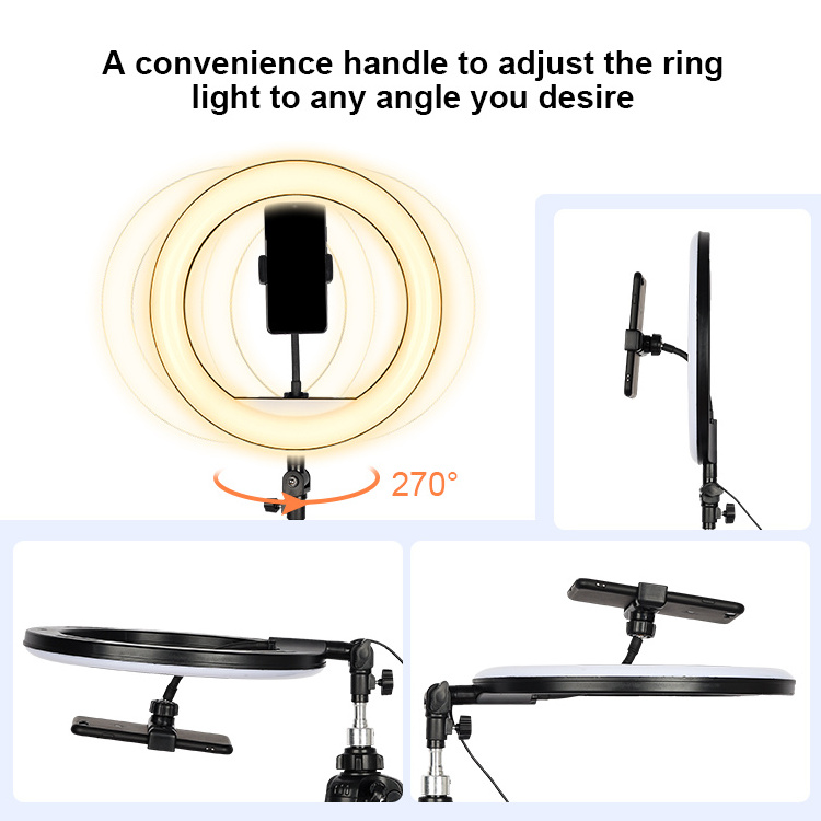 6 inch  Photography Dimmable Ring Lamp Camera Phone Video Led Selfie Ring Light