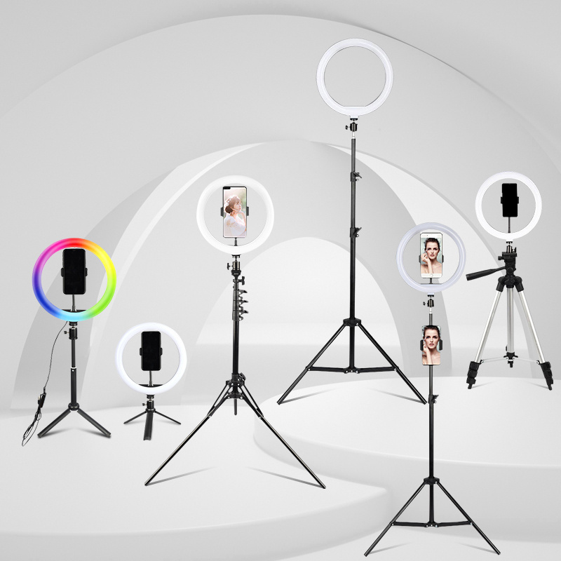 6 inch  Photography Dimmable Ring Lamp Camera Phone Video Led Selfie Ring Light