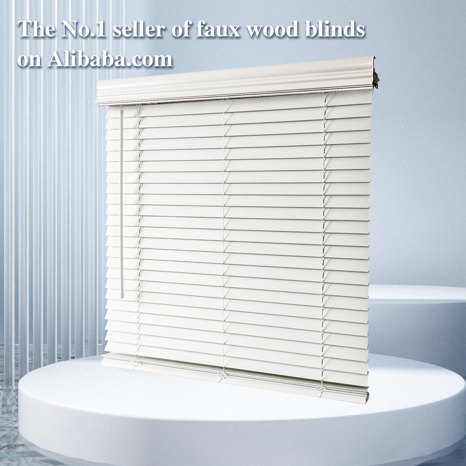 Type of office 2in faux wood blinds 32