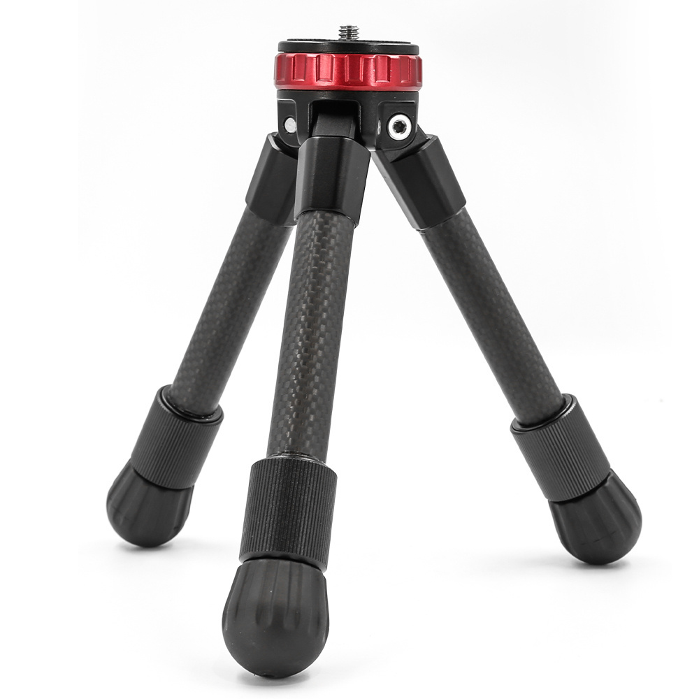 Flexible and Angle Adjustable Mini Carbon Fiber Tripod for Cellphone and Camera Photography