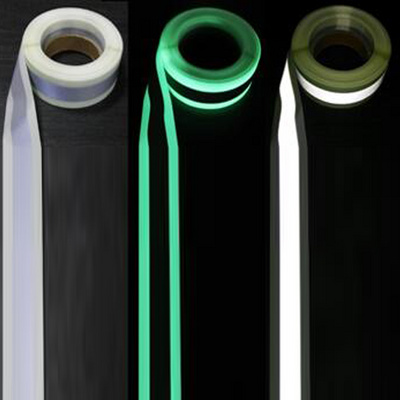 Photoluminescent Luminescent Reflective Polyester/TC Cotton Fabric Tape Tapes glow in the dark