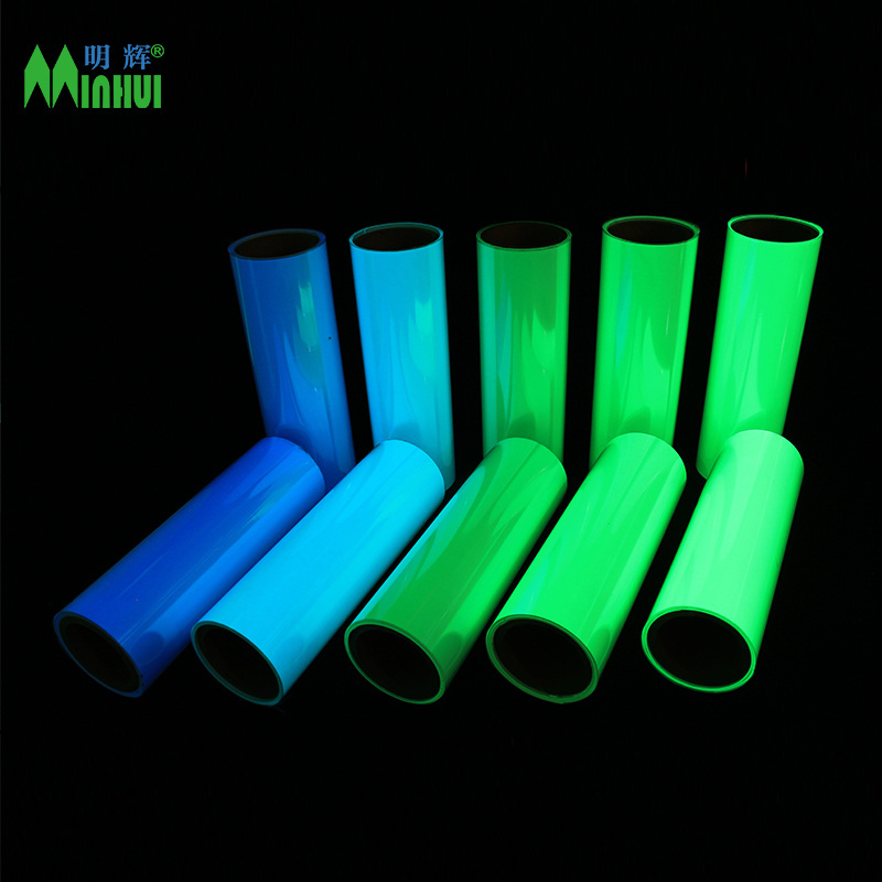 Photoluminescent Vinyl Glow In The Dark Film Luminous Film