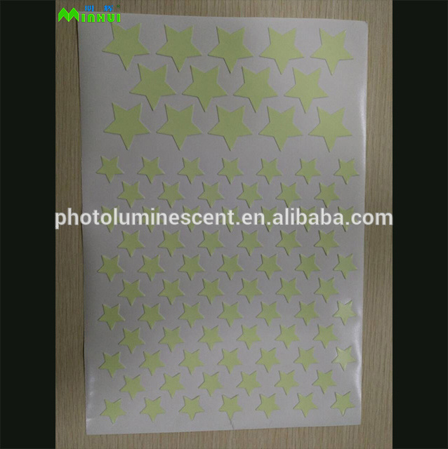 Self Adhesive Glow Stars Glow In The Dark Star Sticker