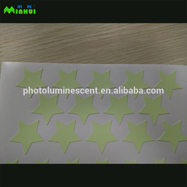 Self Adhesive Glow Stars Glow In The Dark Star Sticker