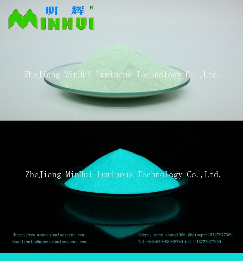 Colourful Long Lasting High Luminance Glow in the Dark Strontium Aluminate Photoluminescent Pigment