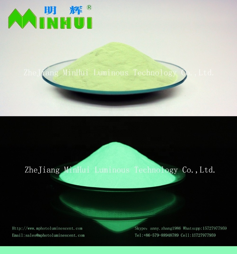 Colourful Long Lasting High Luminance Glow in the Dark Strontium Aluminate Photoluminescent Pigment