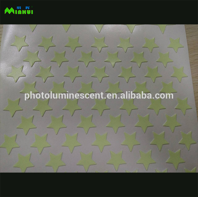 Self Adhesive Glow Stars Glow In The Dark Star Sticker