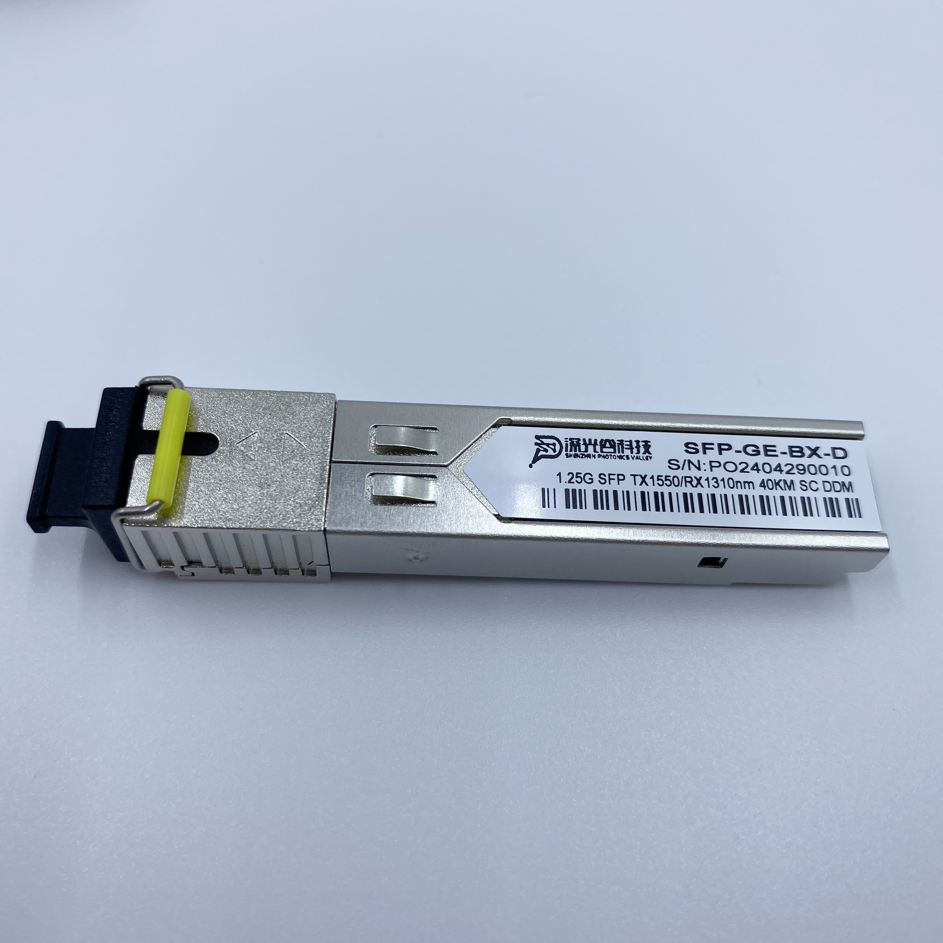 1.25G SFP Optical Receiver with 40KM SC DDM Optics Transceiver 1310-1550/1550-1310 Fiber Optic Module