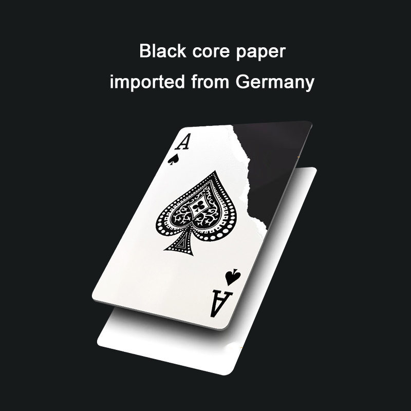 Imported black core paper from Germany, high-quality playing card size 60mmx97mm