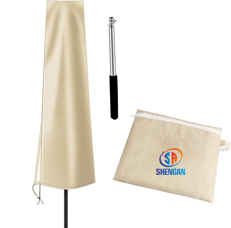 New Listing Outdoor Furniture Anti- Uv Waterproof Parasol Beach Banana Umbrella Cover