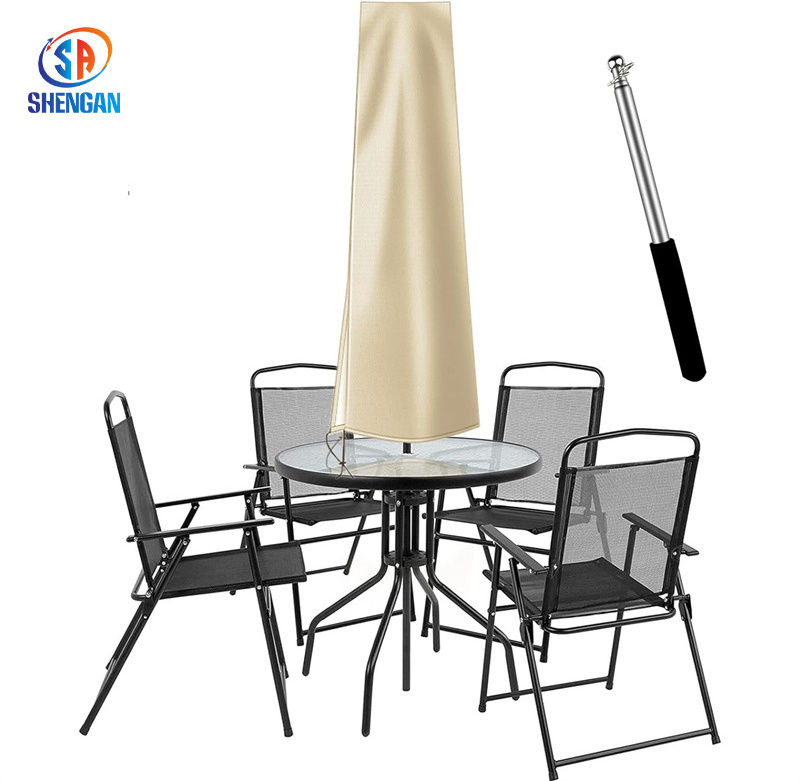 New Listing Outdoor Furniture Anti- Uv Waterproof Parasol Beach Banana Umbrella Cover