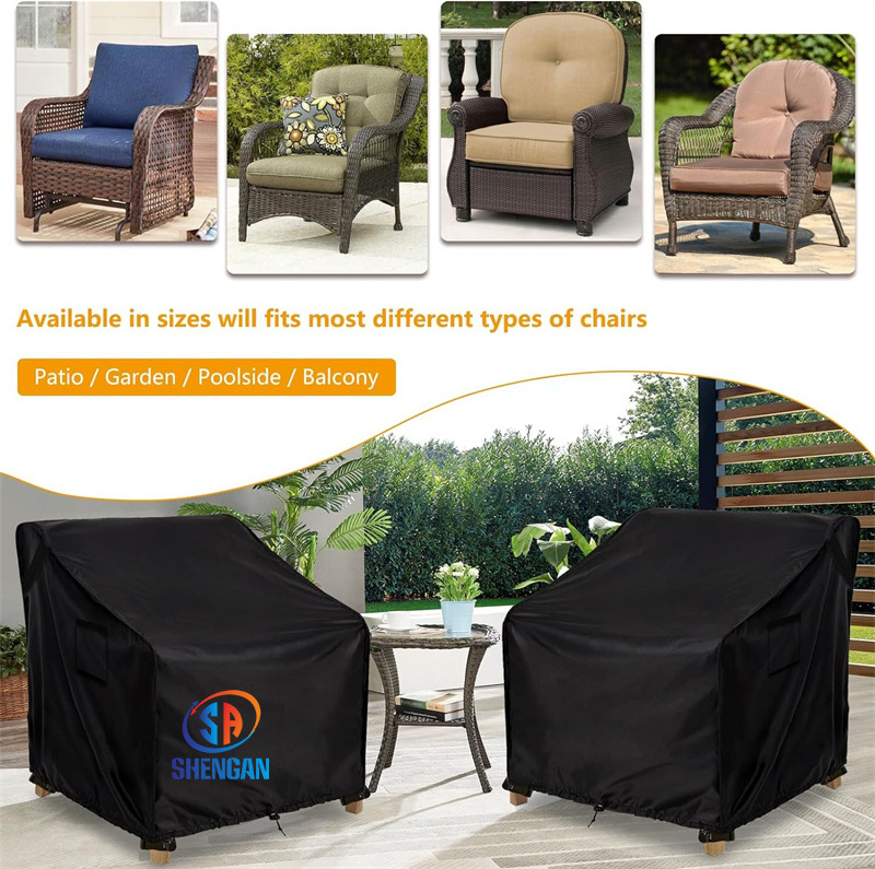 High Quality Outdoor Waterproof Beach Patio Chair Cover Waterproof Patio Furniture Covers