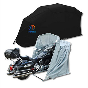 Retractable Motorcycle Shelter Motorbike Garage Foldable Canopy Tent Folding Motorcycle Shelter