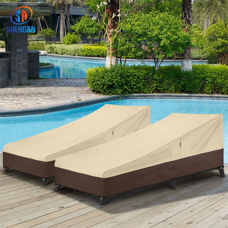 Universal Heavy Duty Waterproof Patio Lounge Chair Cover Outdoor Chaise Lounge Covers