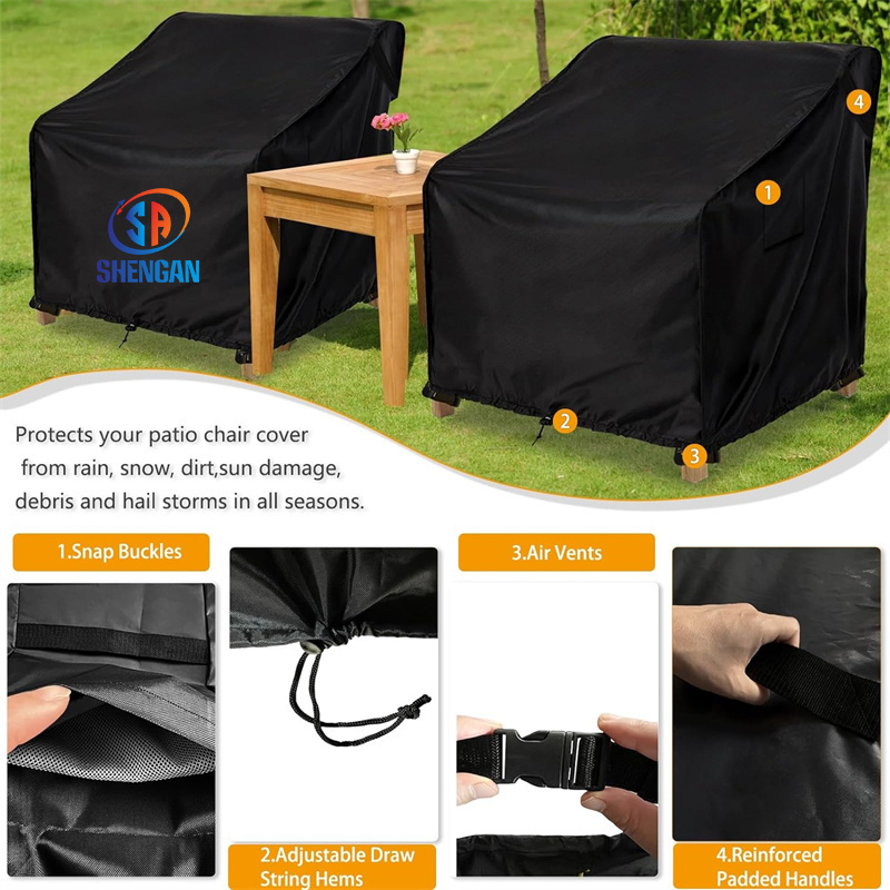 High Quality Outdoor Waterproof Beach Patio Chair Cover Waterproof Patio Furniture Covers