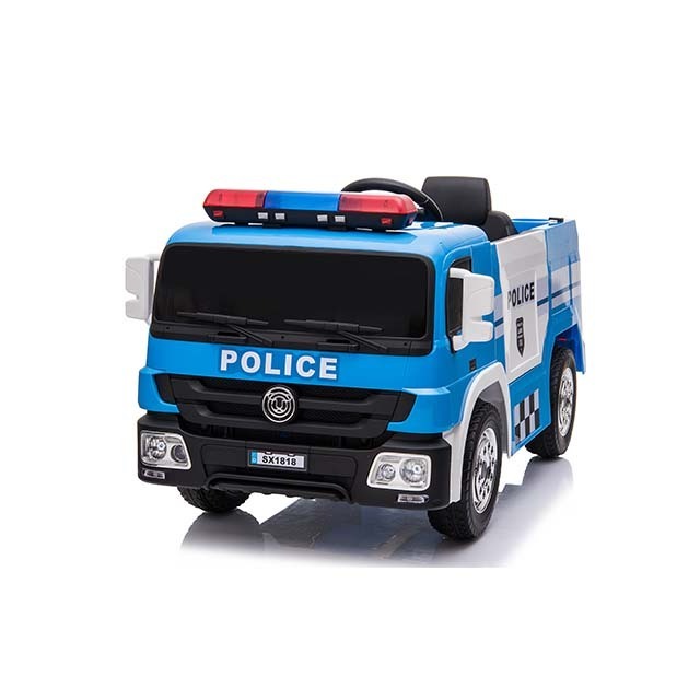 low price kids 12v battery electric ride on car children police toys for wholesale