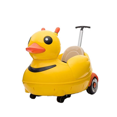 Yellow Duck kids ride on car children electric car plastic vehicle  baby walker baby stroller swing car