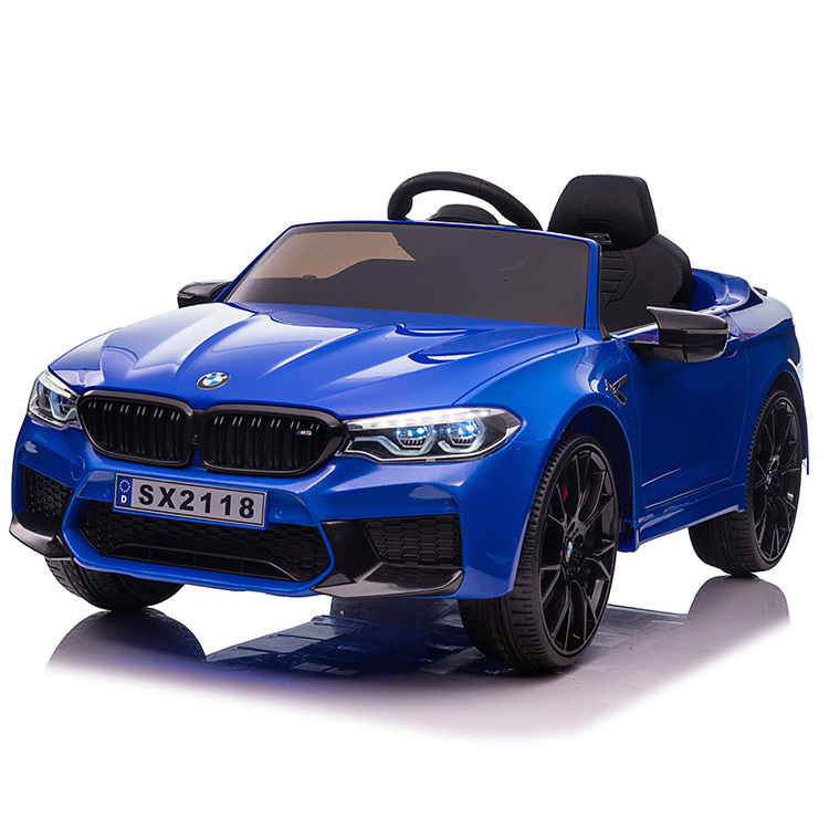 BMW M5 license ride on car with RC 24V children electric car with certificate for wholesale made in pinghu China