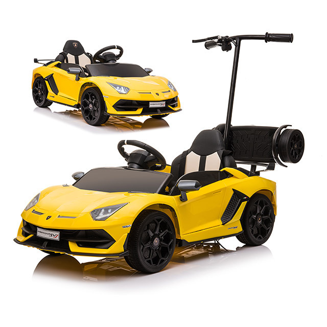 Lamborghini licensed  ride on car adult toy car with push bar toy cars with working headlights