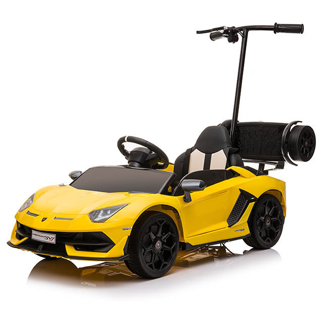 Lamborghini licensed  ride on car adult toy car with push bar kids plastic toy