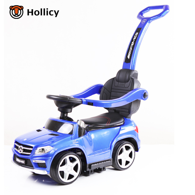 Mercedes-Benz GL63 AMG(X166) license mini car toy smart baby ride on car with push bar children walker 3 in 1