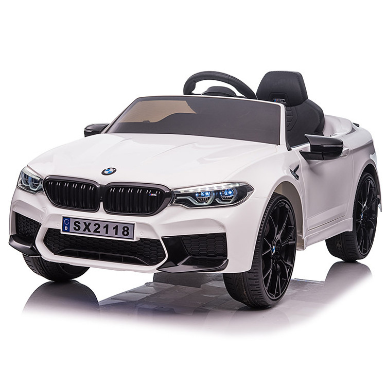 BMW M5 license ride on car with RC 24V children electric car with certificate for wholesale made in pinghu China