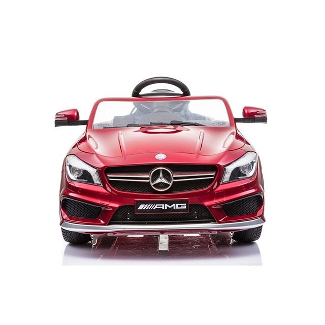 good quality electric car children 12v  Mercedes-Benz CLA45 AMG license baby toys vehicle