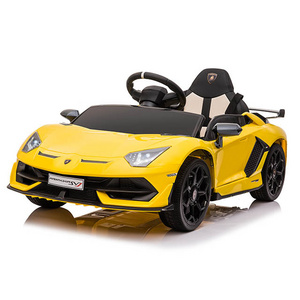 Lamborghini licensed  ride on car newest swing toys car with push bar