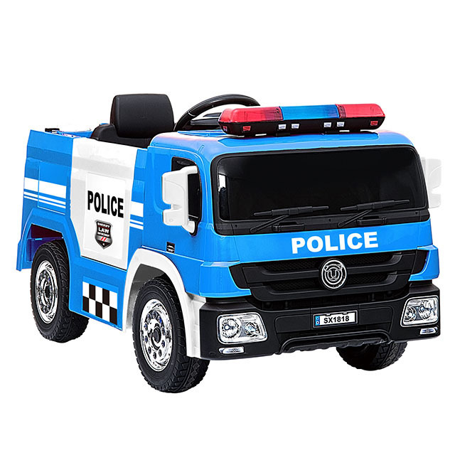 2021 cheap electric ride on fire truck 12v baby battery car battery operated fire engine toy truck