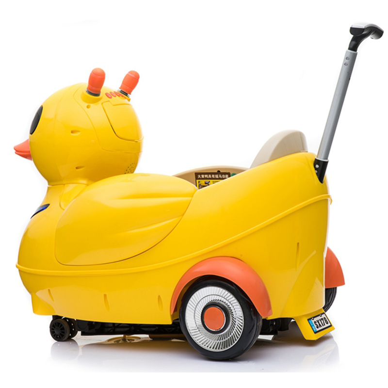 children ride on 12v battery operated duck toy children walking ride on cars baby plush rocking duck toy