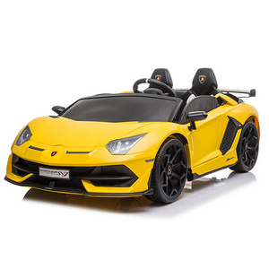 Lamborghini license ride on car child electric  drivable toy car with remote control