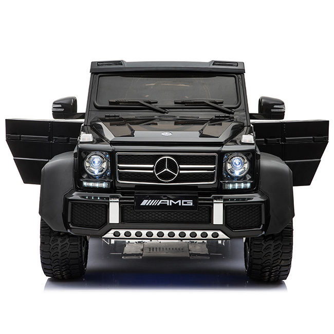 Mercedes Benz G63 license ride on trucks baby battery car parental controlled ride on cars factory in Pingjhu China