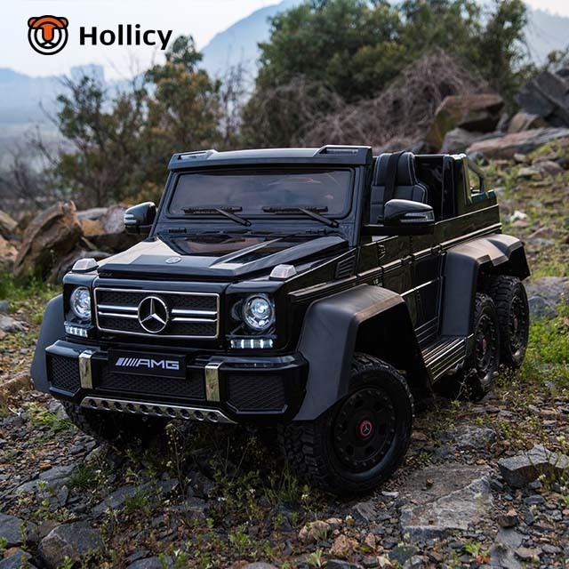 Mercedes Benz G63 license ride on trucks baby battery car parental controlled ride on cars factory in Pingjhu China