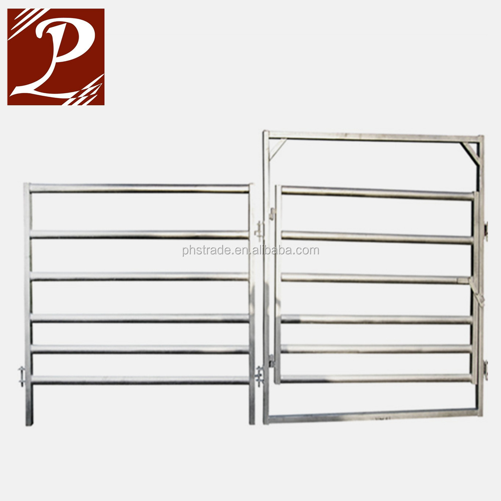 Galvanized cheaper cattle metal fence panel