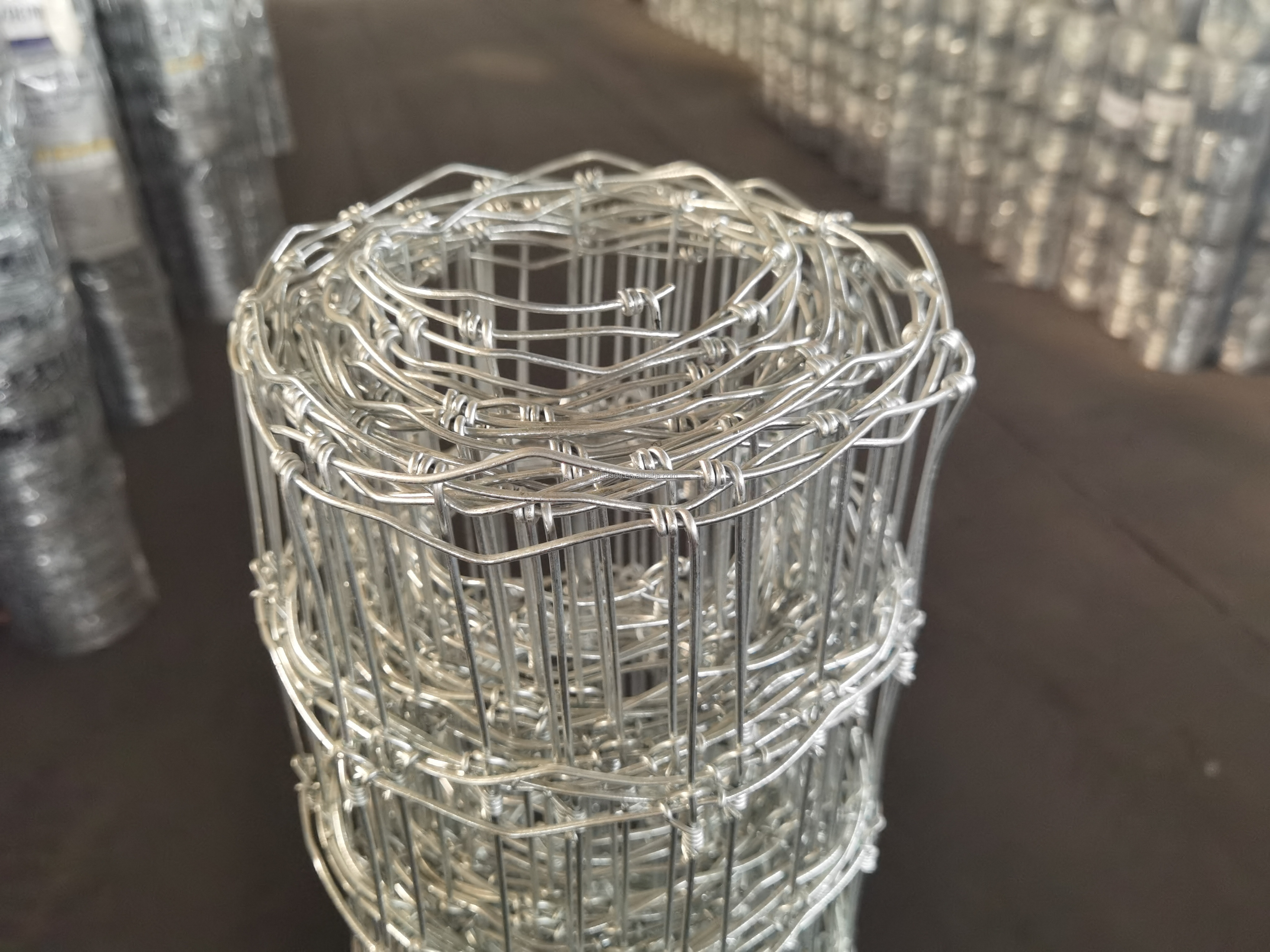 2.2mm 2.5mm 2.7mm wire heavy duty fixed knot woven wire field fence/ Galvanized Sheep Farm Fence