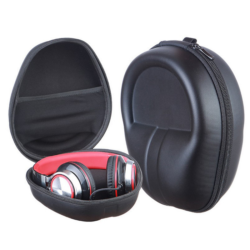 T-shaped  EVA big size Practical Carrying Hard Case Storage Earphone Headphone bag case