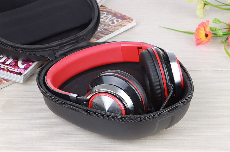 T-shaped  EVA big size Practical Carrying Hard Case Storage Earphone Headphone bag case