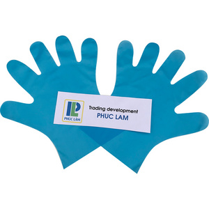 Best price OEM disposable plastic poly gloves PE household gloves made in Vietnam