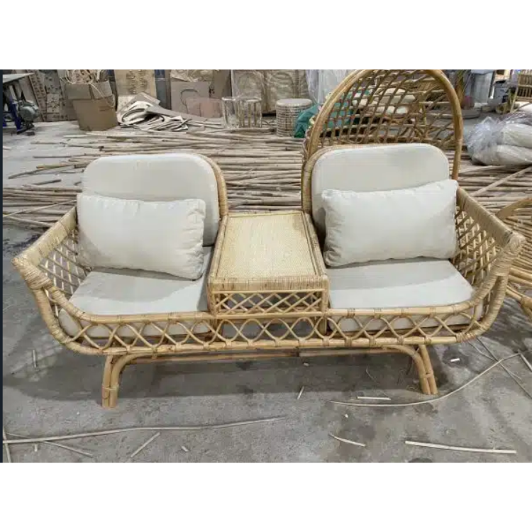 Garden Sofas High Quality Rattan And Wicker Handicraft Furniture Rattan Customized Logo From Vietnam Manufacturer