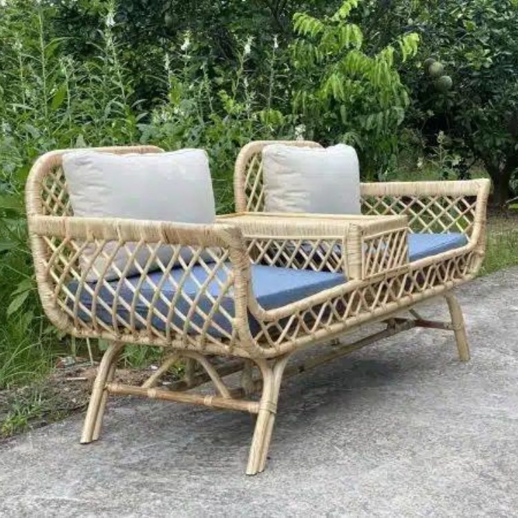 Garden Sofas High Quality Rattan And Wicker Handicraft Furniture Rattan Customized Logo From Vietnam Manufacturer