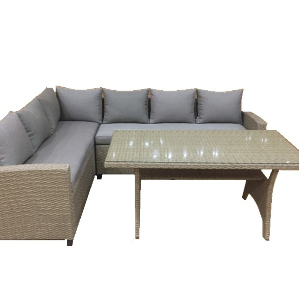 Julemind Set Sofa Wicker Patio Furniture Luxurious wicker Frame Outdoor Sectional  Packed In The Carton Box Vietnam Manufacture