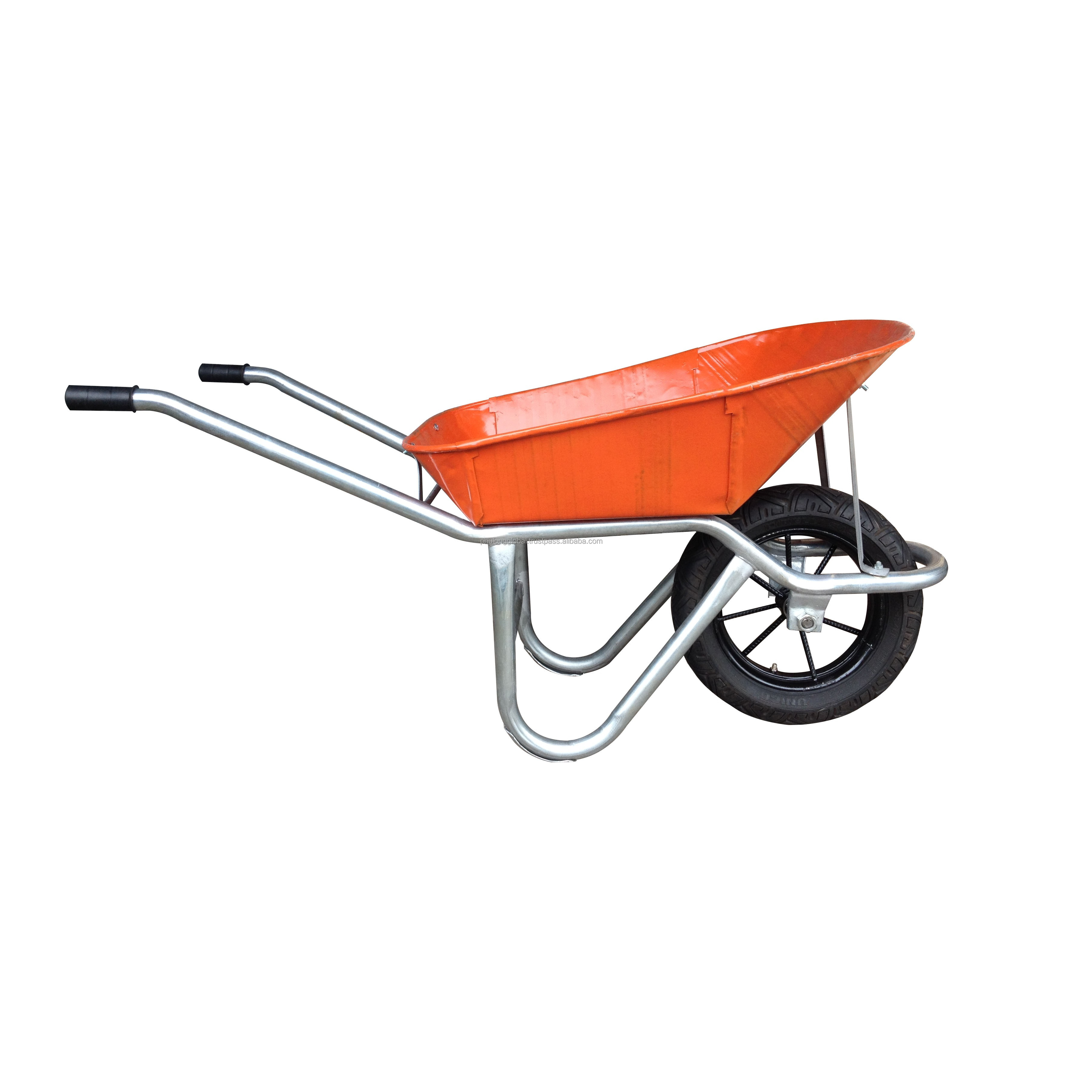 Top Seller Utilizing Strong Pure Plastic Tray or Steel Tray Wheelbarrow Dump Industrial Heavy Duty Wheelbarrows