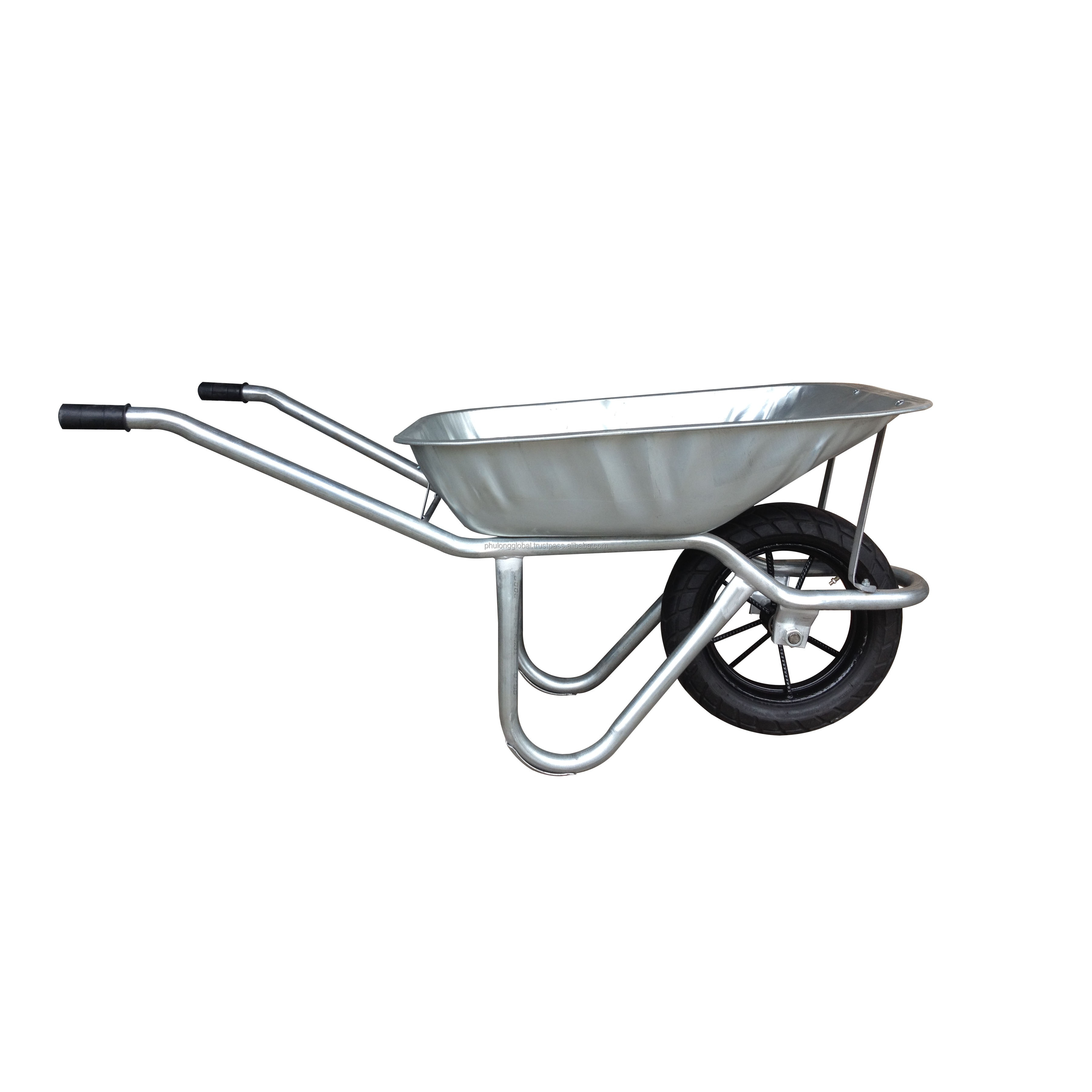 Top Seller Utilizing Strong Pure Plastic Tray or Steel Tray Wheelbarrow Dump Industrial Heavy Duty Wheelbarrows