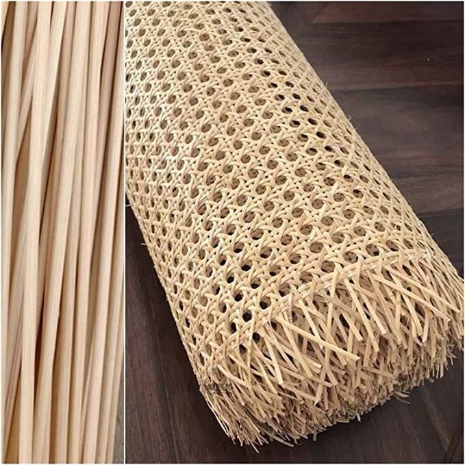 Factory Custom Wholesale Natural pre-woven rattan Open rattan for furniture repair or home decoration made in Vietnam