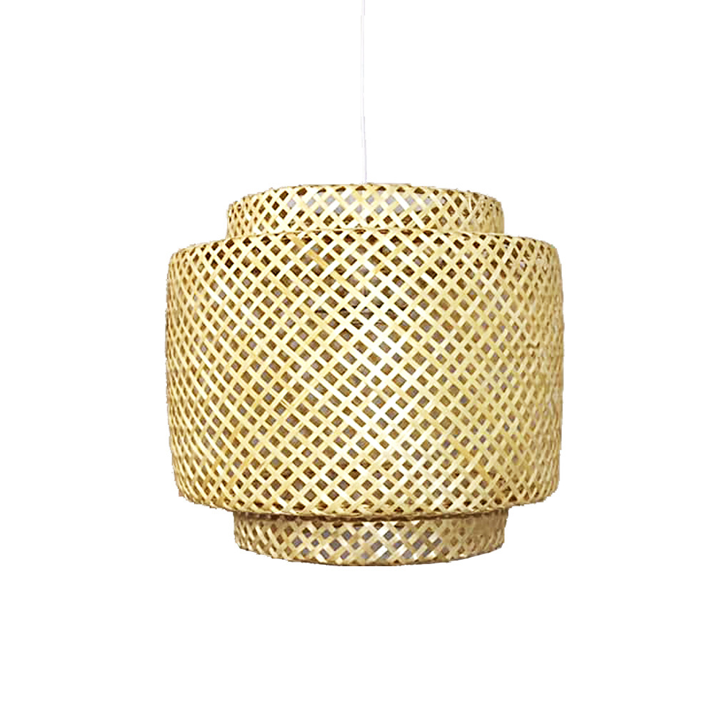 Art Bamboo Ceiling Lamp DIY Bamboo and Rattan Hanging Lamp Classic Hanging Lamp Tea Room Dining Room Drop Lights