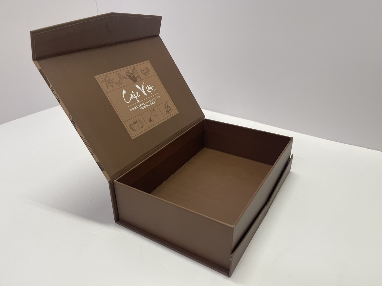 Good Price Cardboard Present Coffee Box Packaging Custom Logo Printed Luxury Rigid Paper Packing Gift Coffee Box