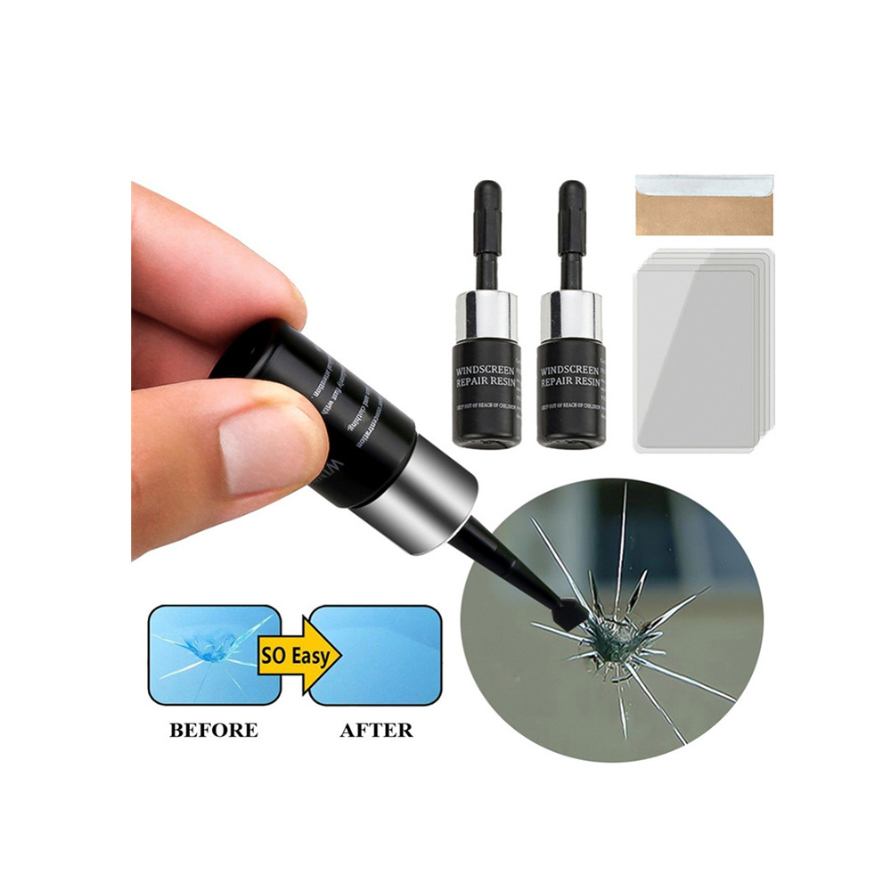 DIY Auto Windshield Crack Repair Kit Car Window Glass Anti- Scratch Remover